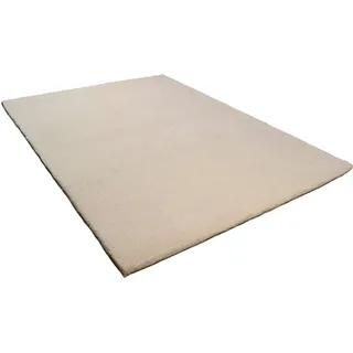 THEKO Wollteppich Amravati, rechteckig, Höhe: 28 mm, echter Berber Teppich, reine Wolle, handgeknüpft, auch als Läufer grau|rot 70 cm x 240 cm x 28 mm