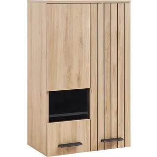 [en.casa] Hängeschrank Noppen 98 x 60 x 38 cm Beige