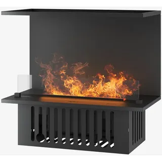 Infire Elektrokamin INVAPO Inside C Elektrokamineinsatz, Wasserdampfkamin mit 3D Flammeneffekt 800 cm
