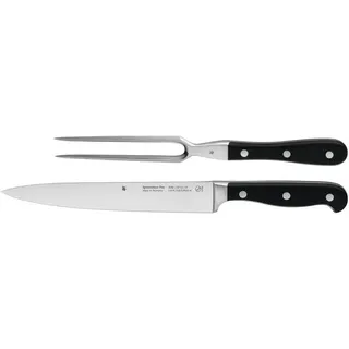 WMF - Set aus Fleischmesser und Fleischgabel SPITZENKLASSE PLUS, 2-tlg. - Edelstahl/Schwarz