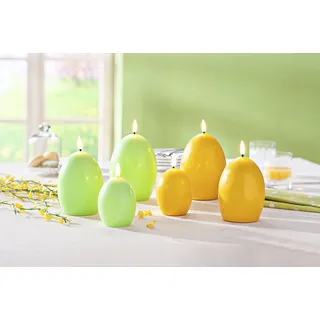 Led-Kerzen "Ei" 3Er-Set (Farbe: Grün)