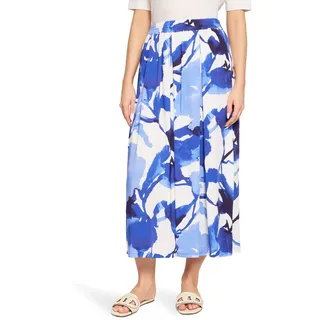 Betty Barclay Midirock Damen Floral Blau/Weiß 40