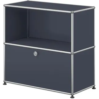 USM Haller Sideboard, mit einer Klapptür Anthrazitgrau