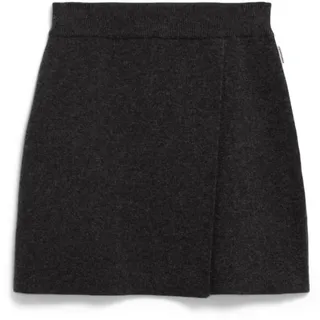 ARMEDANGELS Miniröckchen Strickrock Meliert Grau 34