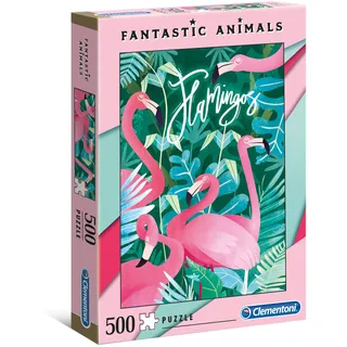 Clementoni - 35067 - Fantastic Animals - Flamingos - 500 Teile