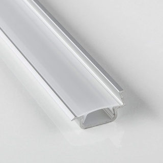 3 Stück SO-TECH® LED Profil-88 Einlassprofil Einfräsprofil 2000 x 21,5 mm mit opaler Abdeckung | 30° Winkel | für indirekte Beleuchtung
