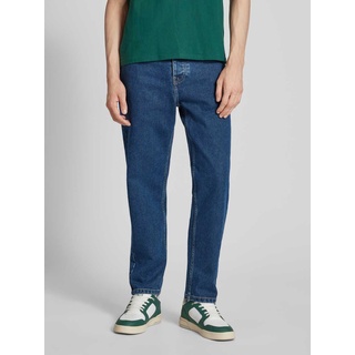 Tapered Fit Jeans im 5-Pocket-Design Modell 'NEWEL', Jeansblau, 34