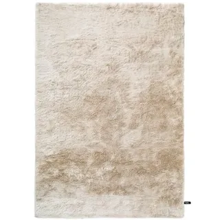Hochflor-Teppich Whisper, benuta, rechteckig, Höhe: 31 mm, Kunstfaser, Berber, Ethno-Style, Wohnzimmer beige|weiß 80 cm x 150 cm x 31 mm