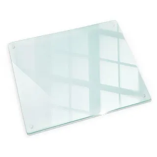 Tulup Schneidebrett Glas 1-tlg. 60 x 52 cm Transparent