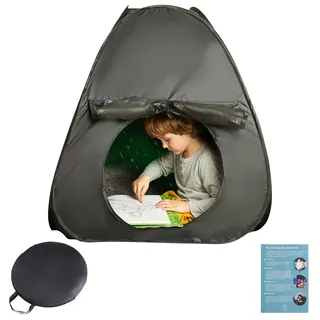 Sensorisches Zelt für Kinder zum Spielen und Entspannen | Hilfsmittel bei Autismus, SPD, Ängsten, Konzentrationsmangel | Sensory Tent Mini | für Zuhause oder Schule | Einzel