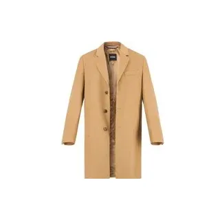BOSS Black Herren Mantel beige Slim Fit, beige, Herbst/Winter 2025/2026