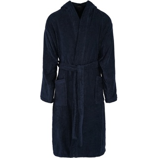 SCHIESSER Herren, Bademantel, Kapuze, Blau (815-navy), M