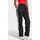 3-Streifen Open-Hem French Terry Sporthose Schwarz M