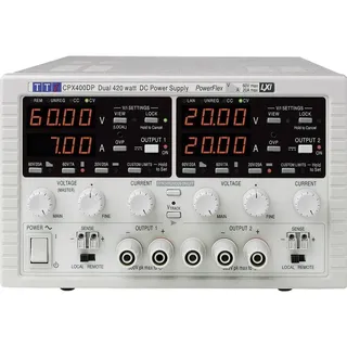 AIM TTI CPX400DP Labornetzgerät, einstellbar 0 - 60 V/DC 0 - 20 A 840 W LAN, LXI, RS-232, USB Anzahl Ausgänge 2 x