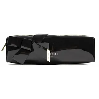 Ted Baker Nikara Federmäppchen für Damen, Vinyl, Schleife, Einheitsgröße, Schwarz, One Size - Einheitsgröße
