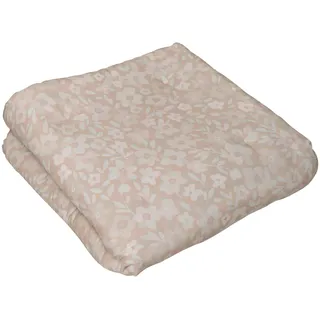 Ullenboom Krabbeldecke & Laufgittereinlage Handgemalte Blüten, beige
