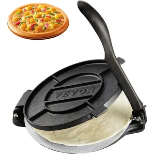 Vevor Tortilla-Presse 20 cm Gusseisen Schwarz