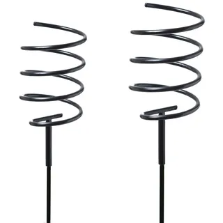 MARELIDA Kerzenständer-Set 2er Set Metall Schwarz