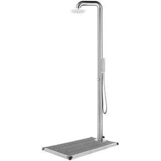 vidaXL Gartendusche grau 230 cm