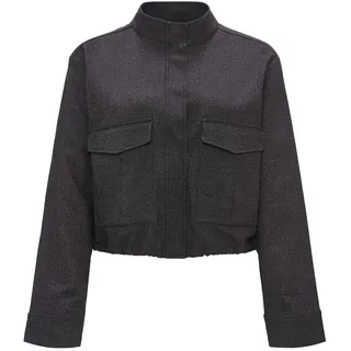OPUS Damen Blazer | Kurzblazer JANDRA Regular aus Viskose Mix Black, 44 - 44
