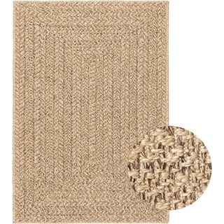 Teppich 160x230 Cm Jute-optik Innen Und Außen