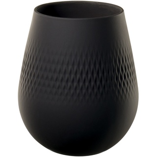 Villeroy & Boch Collier noir Vase Carré klein schwarz