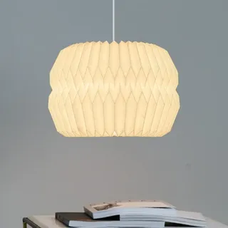 GUANSHAN Papier Laterne Hängelampe Elegante Art Pendelleuchte Kreative Faltbare Hängeleuchte Dekorative Deckenlampe Für Wohnzimmer, Restaurant