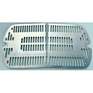 Grill2Chill Grillrost Edelstahl V2A 1.4301 Ersatzrost passt für Grill Weber Traveler + Traveler Stealth Edition/SUPER Premium Deluxe Version/brachiale 5-5,2 mm Materialstärke / 5,40 Kg Gewicht