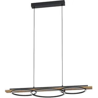 EGLO Boyal 3-flg. 101 cm rund schwarz-braun