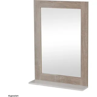 Hti-Living Spiegel Klara 52 x 56 cm Weiß