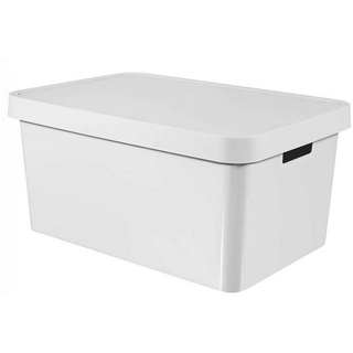 Curver Aufbewahrungsbox, Behälter mit Deckel Infinity 45 L weiß