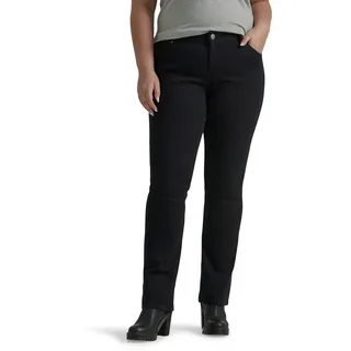 Lee Damen Legendary Mid Rise Bootcut Jeans, Schwarz, 50 Lange - 46 Lang