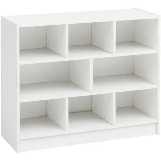 Wohnling WL5.819 Aktenregal 80 x 29,5 x 68,5 cm weiß