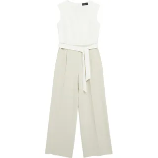 s.Oliver BLACK LABEL Jumpsuit kitt / weiß M