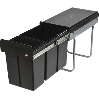 Wesco Double-Boy-Smart 30DT Mülleimer, Einbau-Mülltrennsystem (Küche) 24 Liter