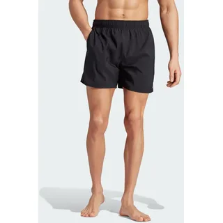 Adidas Solid CLX Short-Length Badeshorts Black / Lucid Lemon 4XL
