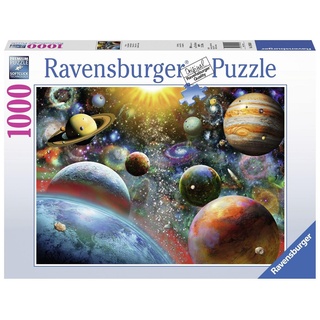 Ravensburger Puzzle Ravensburger Puzzle 19858 - Planeten - 1000 Teile Puzzle für Erwach..., Puzzleteile