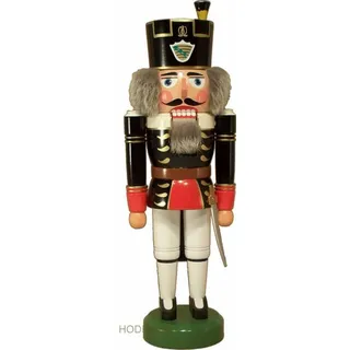 Nussknacker Bergmann schwarz 42cm NEU  Nußknacker Holz Figur Erzgebirge