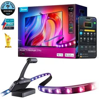 Govee, LED Streifen, TV Three Cam Backlight Envisual (Mehrfarbig, 500 cm, Indoor)