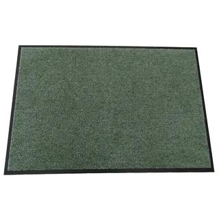 Mertex Fußmatte Kiel, Schmutzfangmatte rundum verlaufender Rand, rechteckig grün 40 cm x 60 cm