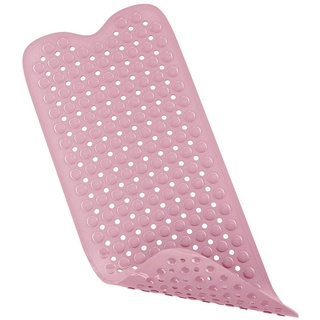 Intirilife Badewannenmatte in Pink - 100 - 40 cm - Hautsensitive BPA-freie schimmelresistente Duschmatte rutschsicher maschinenwaschbar