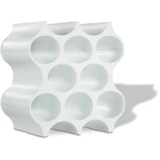 Koziol Weinregal 10 Flaschen 100 x 20 x 10 cm Weiß