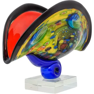 aubaho Glasschale im Italien Murano-Antik-Stil 43cm 6kg Glas Schale Glass Bowl Schüssel Dekoschale