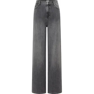 None Mustang Damen Jeans Style Luise Wide, schwarz hell - 30x30