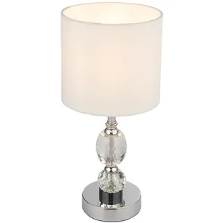GLOBO Nachttischlampe Weiß