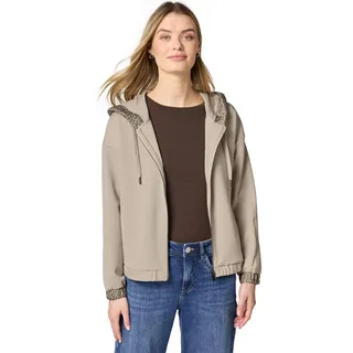 Street One Damen Silk-Look Hoodie Jacke - 38