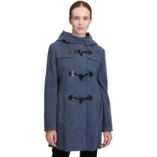 GIL BRET Damen, Dufflecoat mit Kapuze Dress Blues,46 - 46