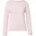 Longpullover mit Rollkanten Rosa 4XL