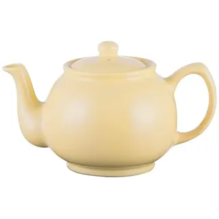 Price & Kensington Teekanne 1100 ml Steingut pastell gelb, für 6 Tassen
