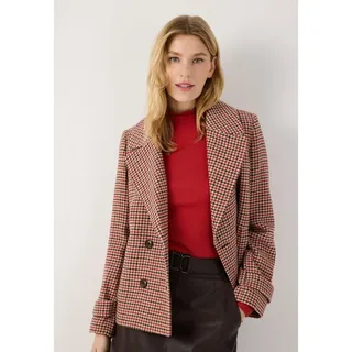 MORE&MORE Steppjacke stylishe, karierte Caban-Jacke bunt 40